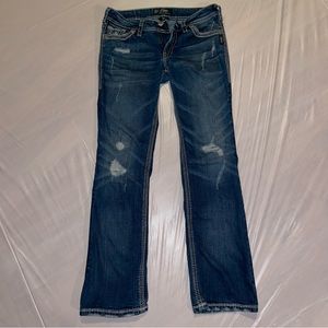 Silver Womens Jeans
